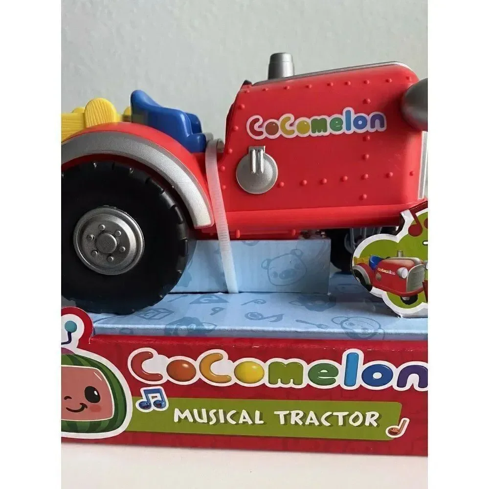 Cocomelon Musical Tractor w/ Sounds Old McDonald Had A Farm‎ Song Toy Figure New